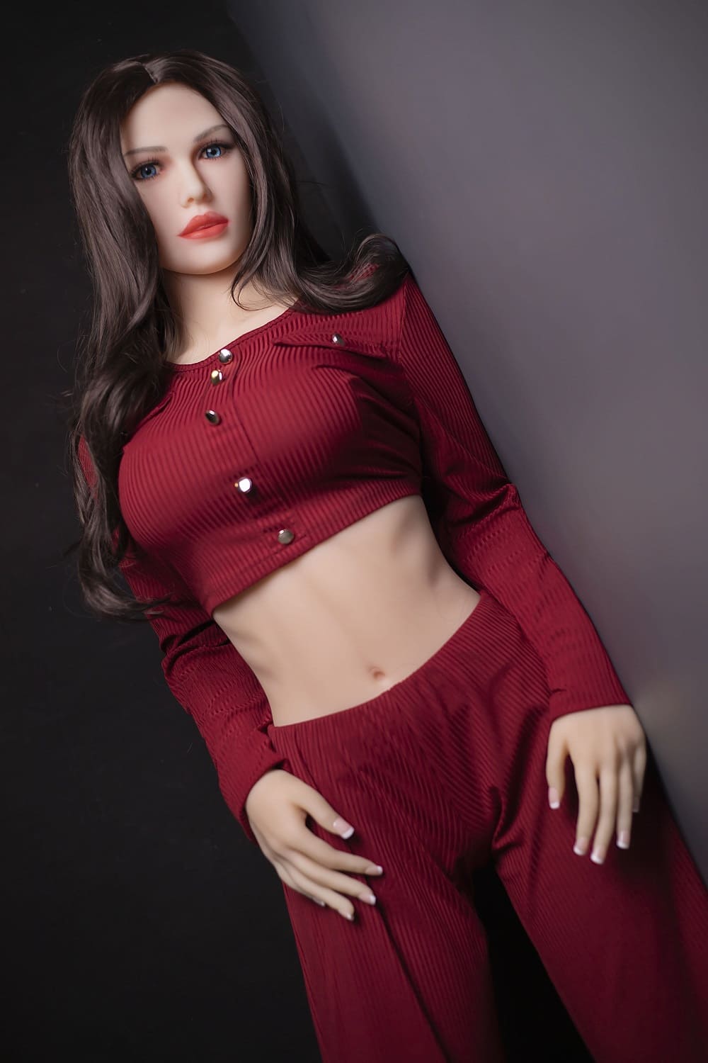 Секс-лялька marina фото 66 | lovedoll Секс-лялька marina у бордовому костюмі