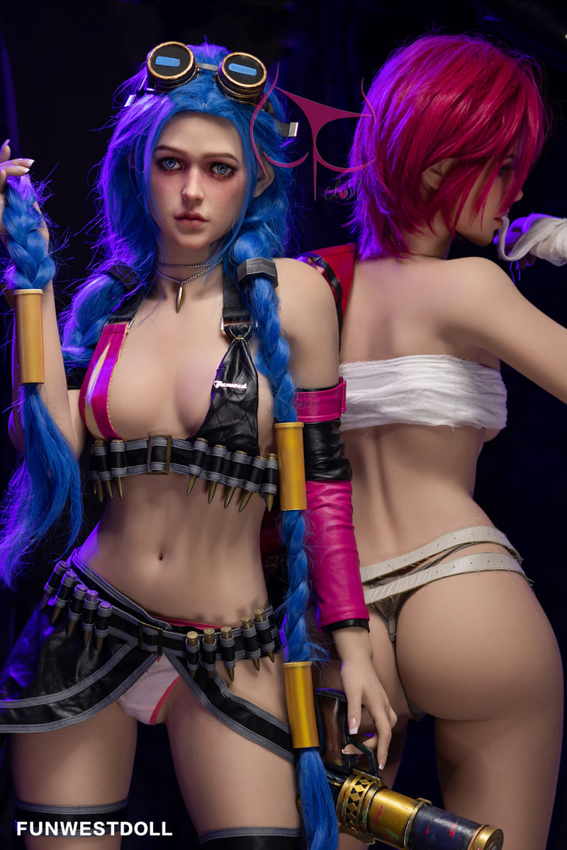 Секс-лялька jinx - фото 30 | lovedoll Секс-лялька jinx разом з іншою лялькою