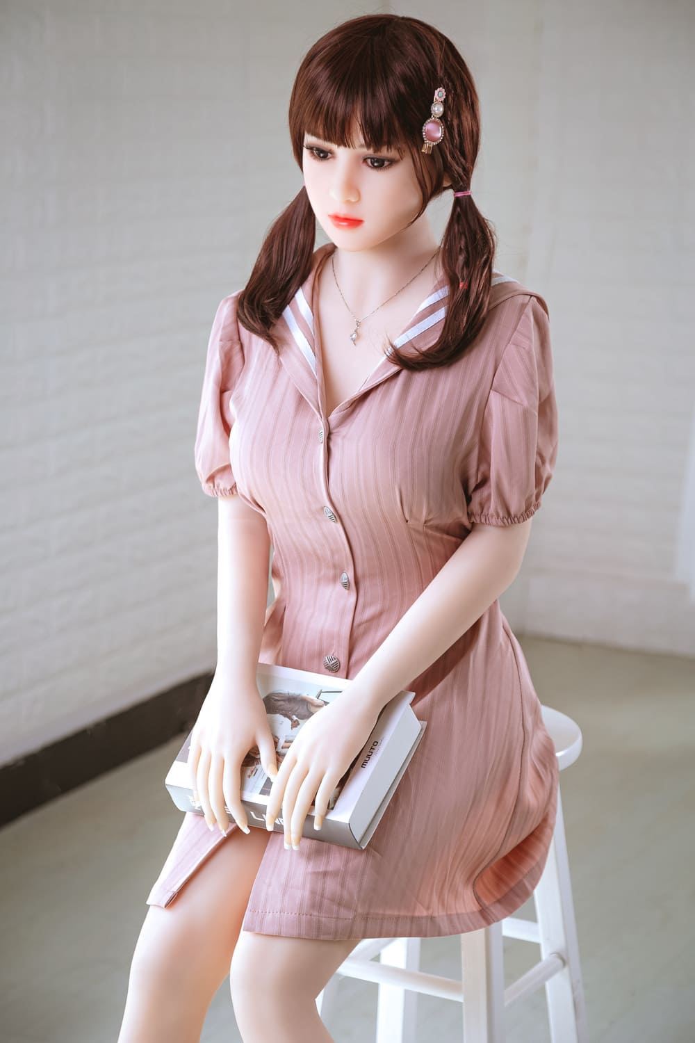 Секс-лялька risako фото 2 | lovedoll Секс-лялька risako в рожевій сукні
