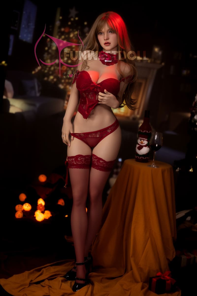 Секс-лялька briar - фото 7 | lovedoll Секс-лялька briar у червоній еротичній білизні та панчохах