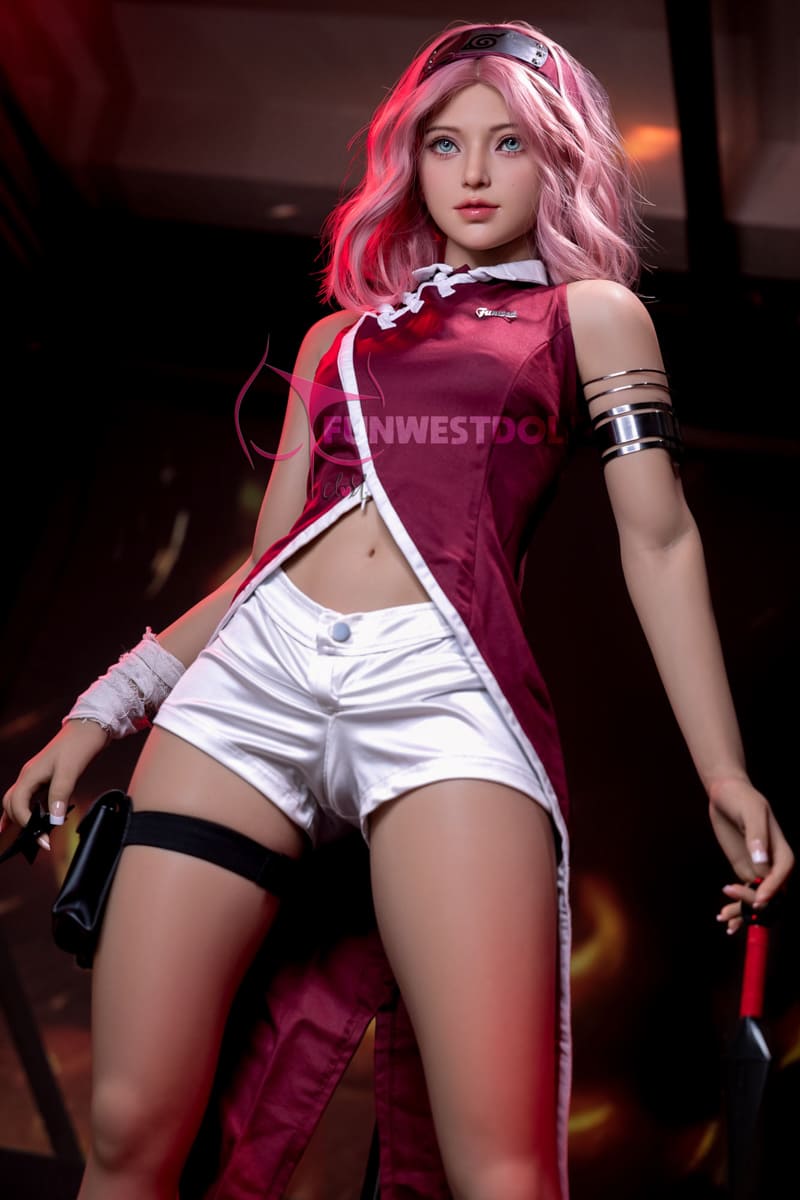 Секс-лялька sakura haruno - фото 5 | lovedoll Секс-лялька sakura haruno у білих шортах