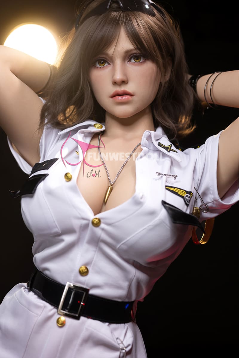 Секс-лялька sunnie - фото 11 | lovedoll Секс-лялька sunnie тримає руки за головою