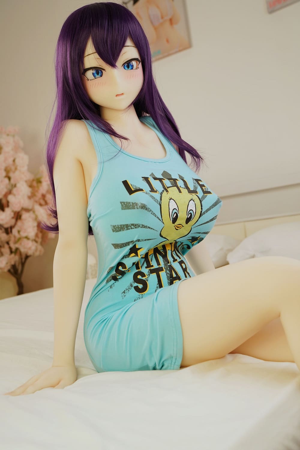 Секс-лялька tsukari - фото 5 | lovedoll Секс-лялька tsukari аніме в блакитній сукні