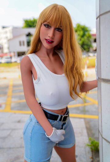 Секс-лялька reane - фото 6 | lovedoll Секс-лялька reane блондинка в білих рукавичках