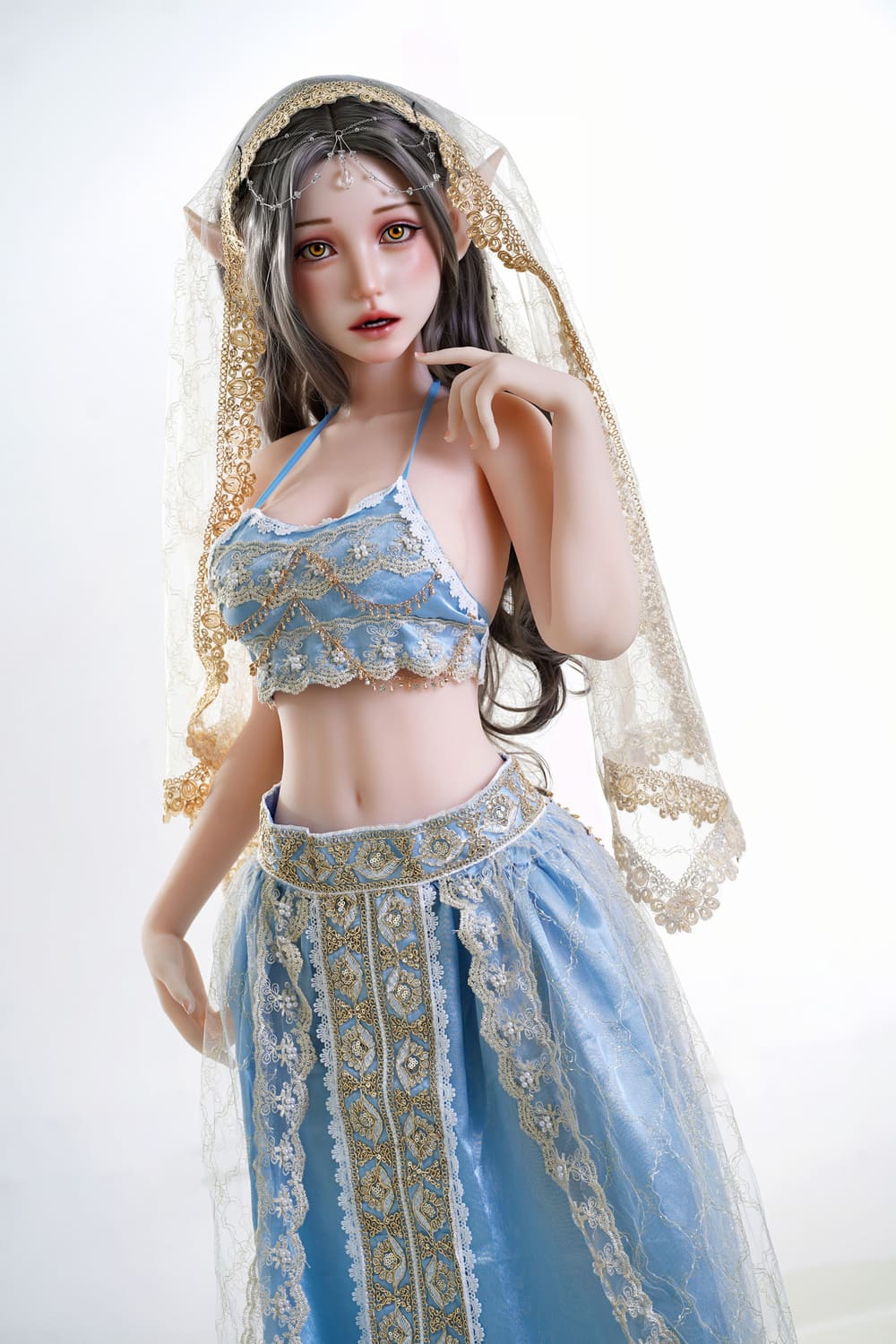 Секс-лялька eliria - фото 4 | lovedoll Секс-лялька eliria ельфійка у блакитному вбранні